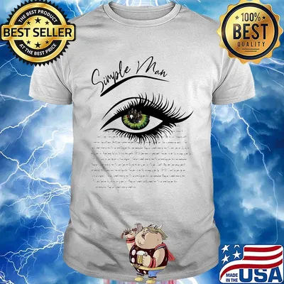 Simple man lynyrd skynyrd eyes shirt