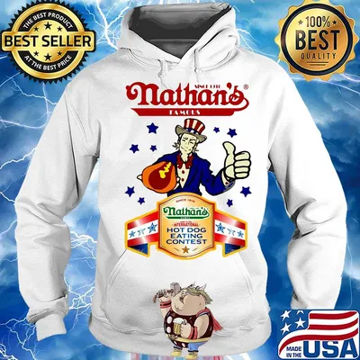 Since 1916 nathan's famous hot dog eating contest stars s Hoodie