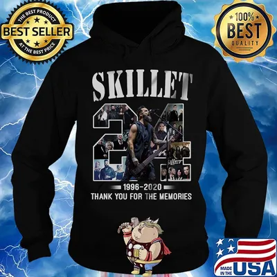 Skillet 24 1996 2020 thank you for the memories signature s Hoodie