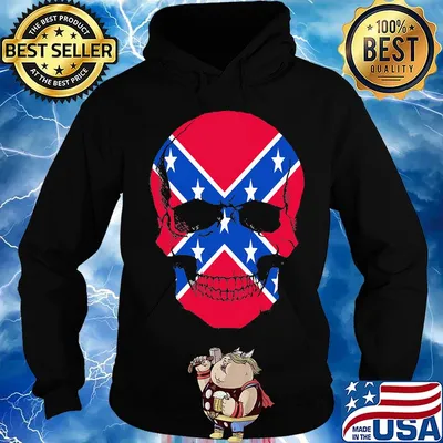 Skull flag Dixieland classic s Hoodie