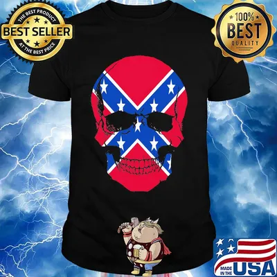 Skull flag Dixieland classic shirt