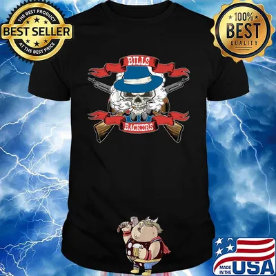 Skull smoking bills backers shirt