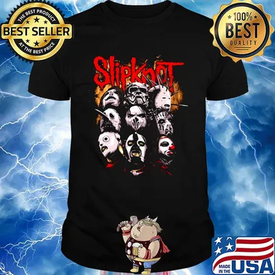 Slipknot band happy halloween characters shirt