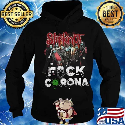 Slipknot band masks fuck coronavirus s Hoodie