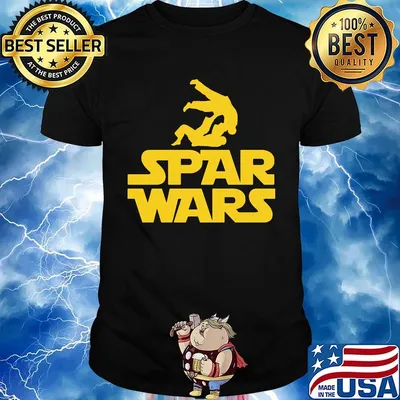 Spar wars martial arts taekwondo karate shirt