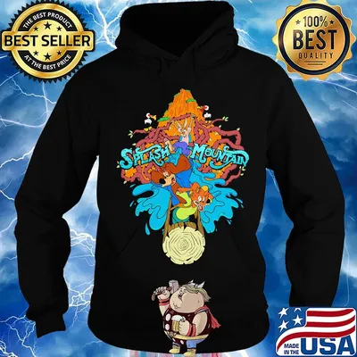 Splash mountain rare vintage 90s s Hoodie