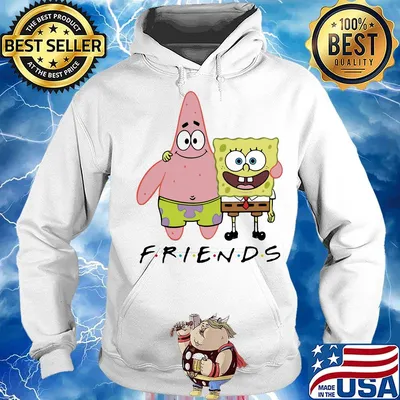 Spongebob and patrick drawing friends s Hoodie
