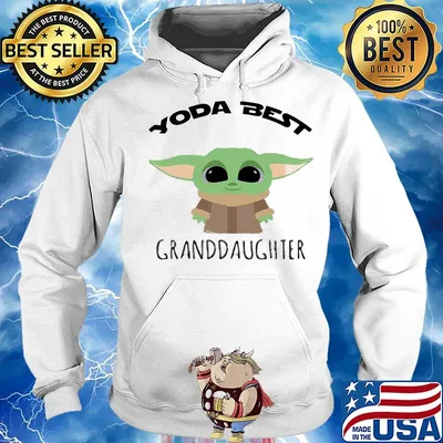 Star wars baby yoda best granddaughter s Hoodie