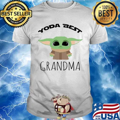 Star wars baby yoda best grandma shirt