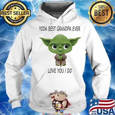 Star wars baby yoda best grandpa ever love you i do s Hoodie