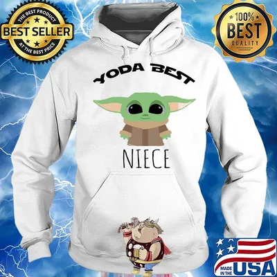 Star wars baby yoda best niece s Hoodie