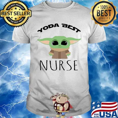 Star wars baby yoda best nurse shirt