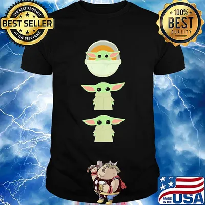 Star wars baby yoda vintage shirt