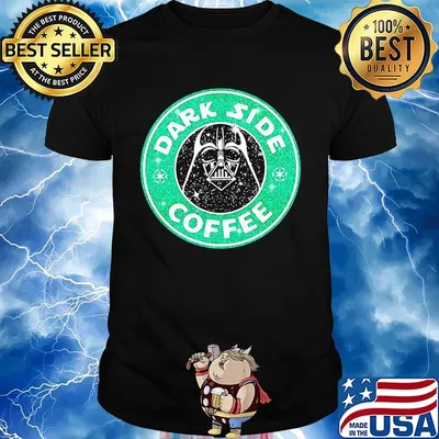 Star wars darth vader dark side coffee diamond stars shirt