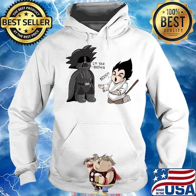 Star wars darth vader songoku i'm your brother no s Hoodie