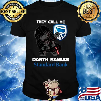 Star wars darth vader they call me darth baker standard bank shirt