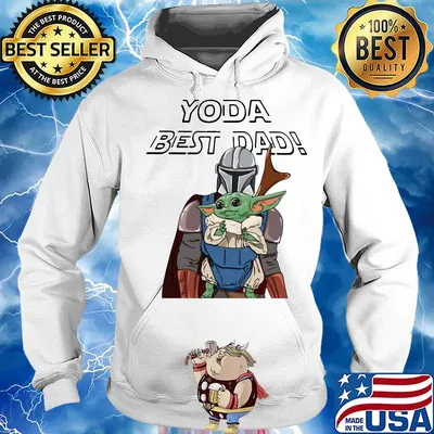 Star wars darth vader yoda best dad happy father's day s Hoodie