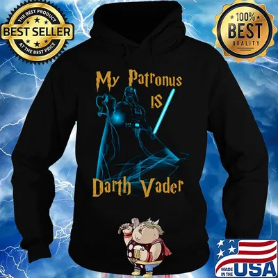 Star Wars Harry Potter My Patronus Is Darth Vader s Hoodie