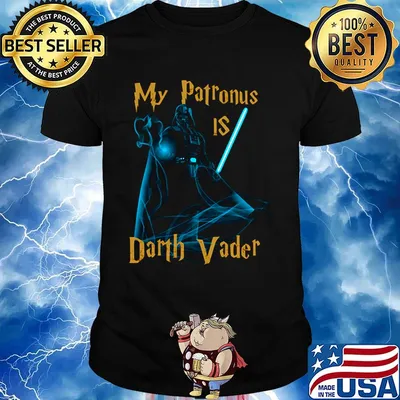 Star Wars Harry Potter My Patronus Is Darth Vader shirt