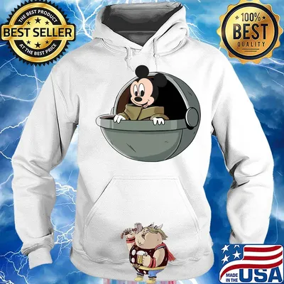 Star wars mickey mouse watermelon winner s Hoodie