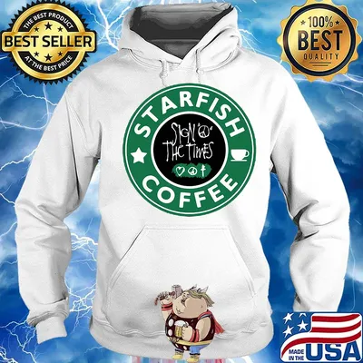 Starfish coffee sign peace the times s Hoodie