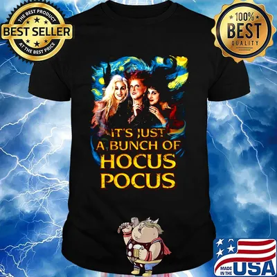 Starry night it's just a bunch of hocus pocus shirt