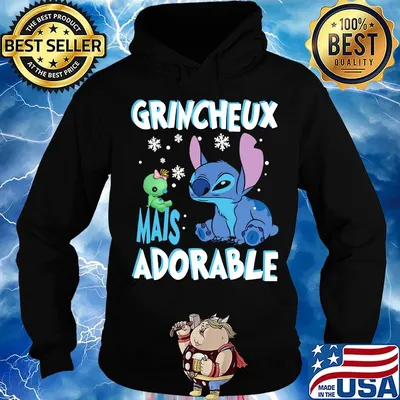 Stitch and scrump grincheux mais adorable s Hoodie