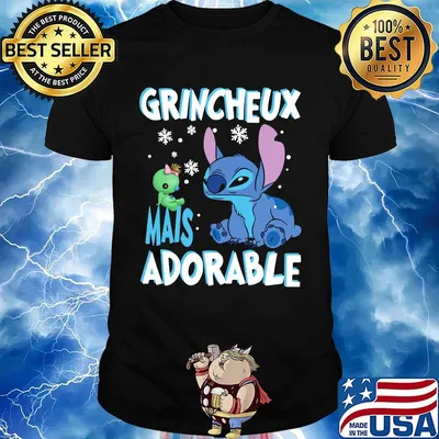 Stitch and scrump grincheux mais adorable shirt