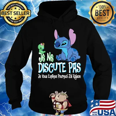 Stitch and scrump je ne discute pas je vous explique poirquoi j'ai raison s Hoodie