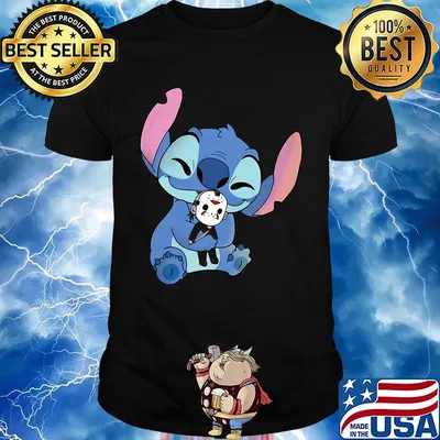 Stitch hug halloween michael myers shirt