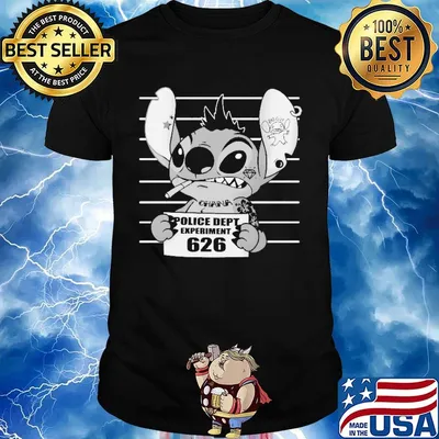 Stitch police dept experiment 626 shirt