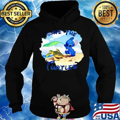 Stitch save the turtles s Hoodie