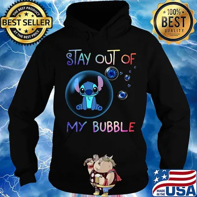 Stitch stay out of my bubble covid-19 s Hoodie