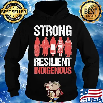 Strong woman resilient indigenous s Hoodie