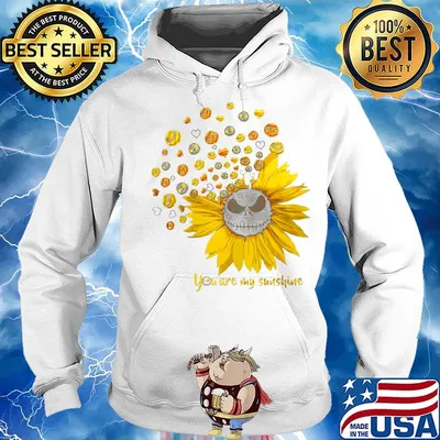 Sunflower jack skellington you are my sunshine hearts s Hoodie
