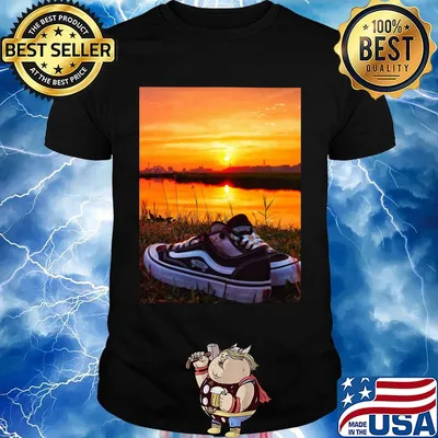 Sunset sport shoes picture shirt