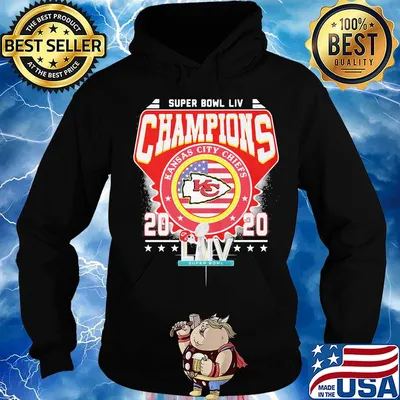 Super bowl liv champions kansas city chiefs 2020 american flag independence day s Hoodie