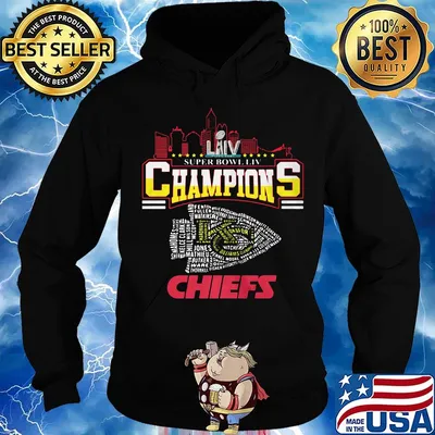 Super liv bowl champios kansas city chiefs football team s Hoodie