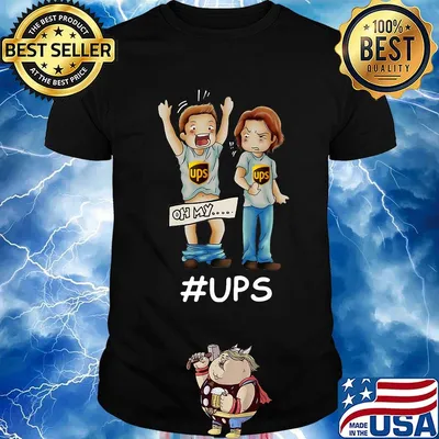 Supernatural dean winchester oh my ups shirt