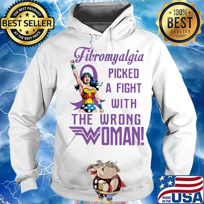 Superwoman fibromyalgia picked a fight with the wrong woman s Hoodie