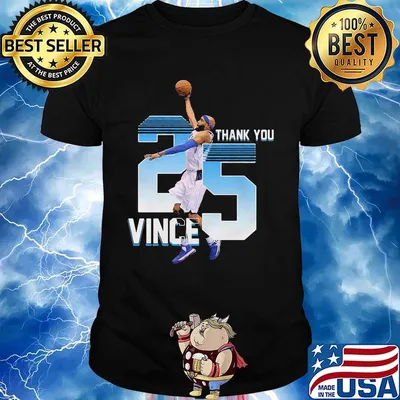 Thank you 25 vince carter basketball player shirt
