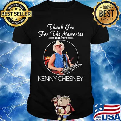 Thank you for the memories 1988 2020 kenny chesney signature shirt