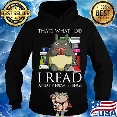 That's What I Do I Read And I Know Things Book Mouse Shirt Hoodie