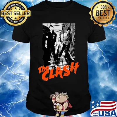 The clash joe strummer kanji shirt