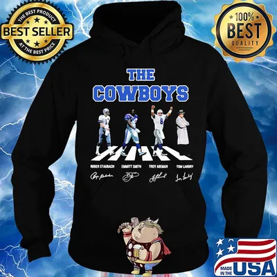 The cowboys football abbey road signatures s Hoodie