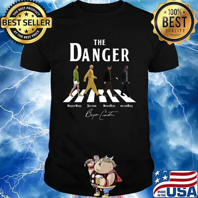 The danger abbey road signatures shirt