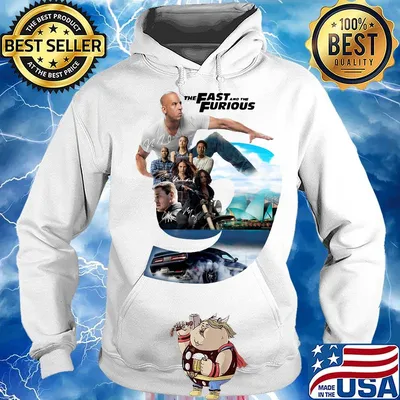 The fast and the furious 9 characters signatures s Hoodie