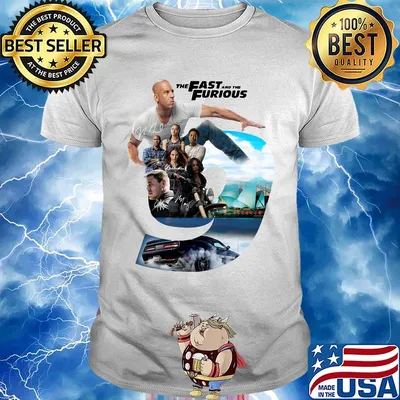 The fast and the furious 9 characters signatures shirt