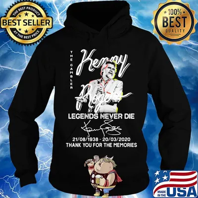 The gambler kenny legends never die 1938 2020 thank you for the memories signatures s Hoodie