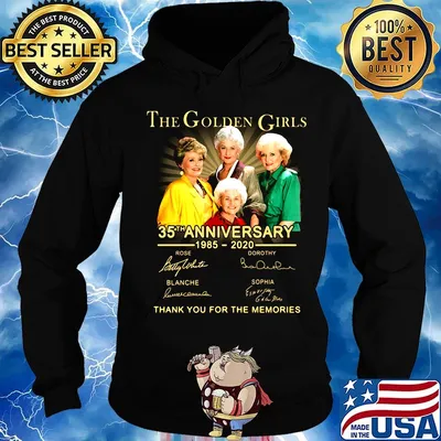 The golden girls 35th anniversary 1985 2020 thank you for the memories signatures s Hoodie
